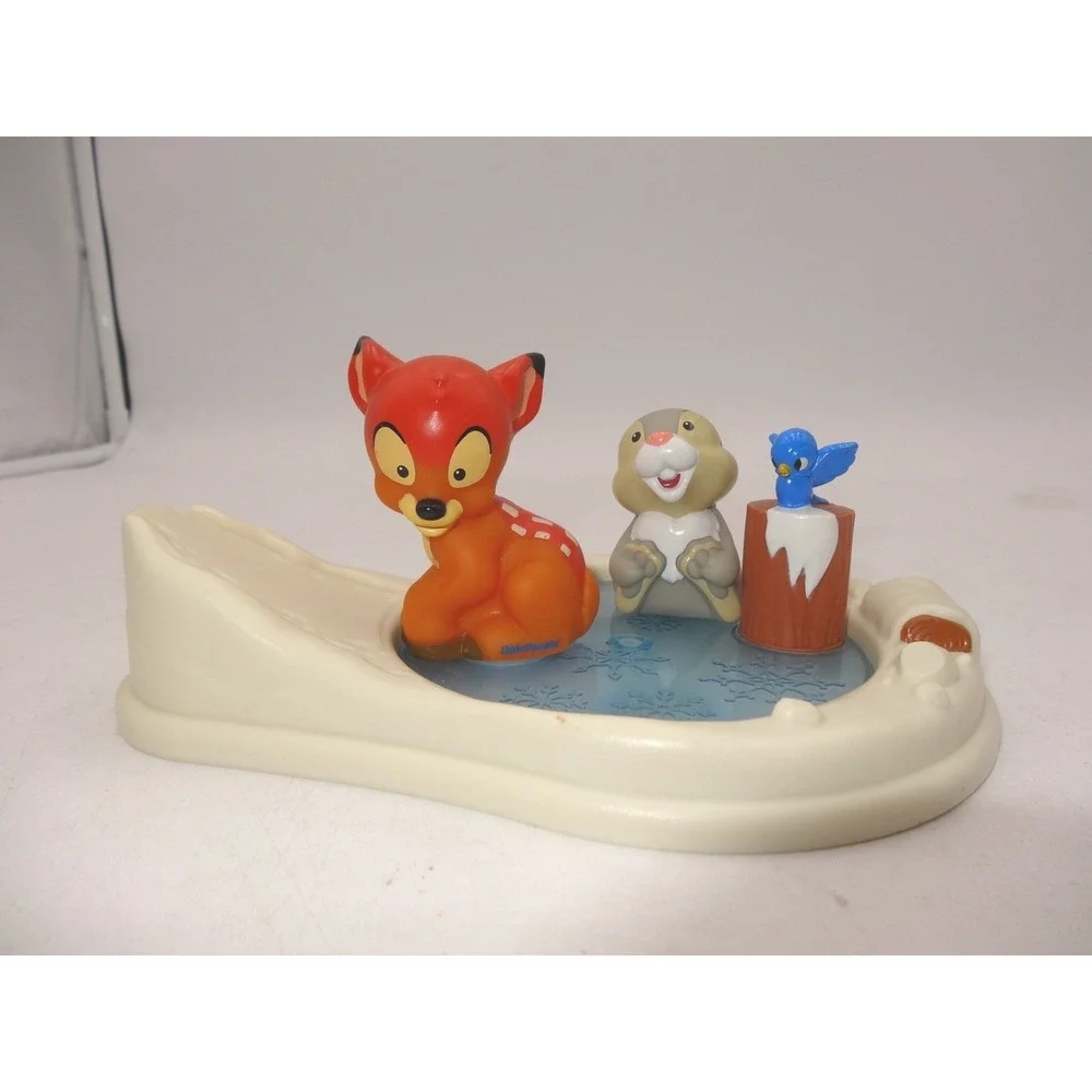 Fisher Price Little People Disney Bambi Thumper Winter Ice Skating Rink Playset‎